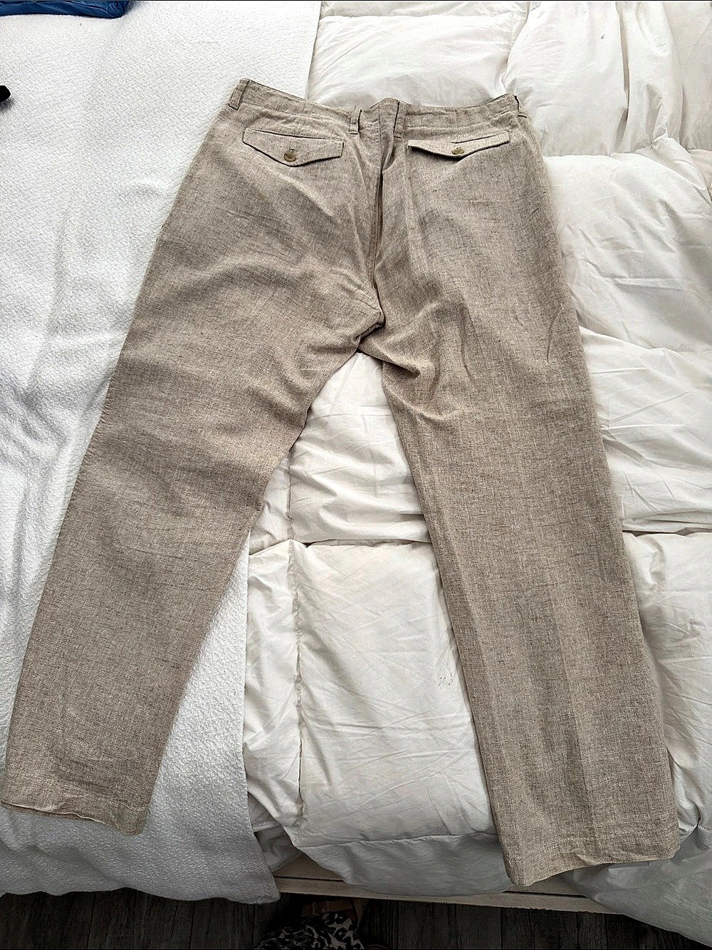 Banana Republic Straight Leg Pants Beige Waist 33x30